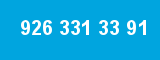 926 331 33 91